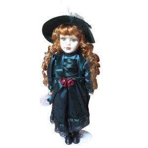 Menie Limited Edition Porcelain Doll Box & COA - Vintage - Lesley